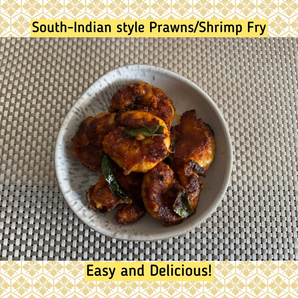 South-Indian (Mangalorean) style King Prawn/Shrimp&nbsp;Fry